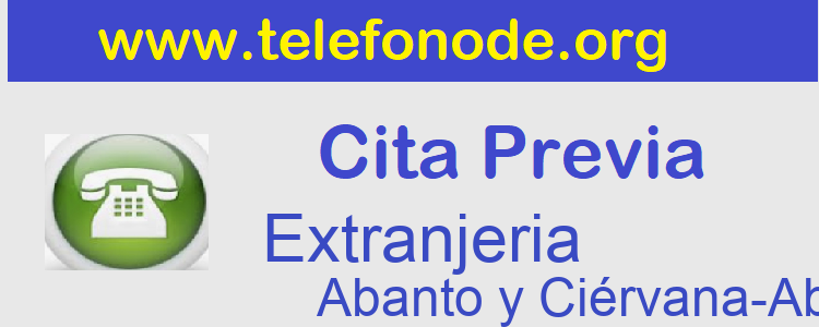 Cita Previa NIe y Huellas Abanto y Ciérvana-Abanto Zierbena